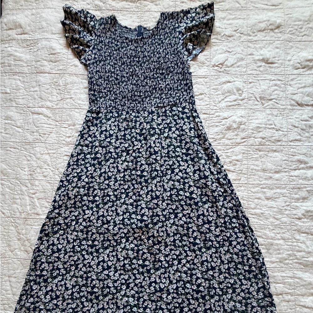 Elodie Floral Maxi Dress with Smocked Bodice